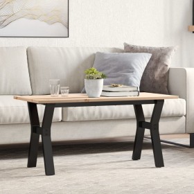 Mesa de centro marco Y madera maciza pino y acero 100x50x45 cm von , Küchen- und Esstische - Ref: Foro24-3282710, Preis: 84,9...