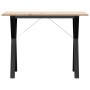Mesa de comedor marco Y madera maciza pino y acero 100x50x75cm von , Küchen- und Esstische - Ref: Foro24-3282719, Preis: 89,2...