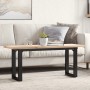 Mesa de centro marco O madera maciza pino y acero 110x40x45,5cm von , Küchen- und Esstische - Ref: Foro24-3282733, Preis: 86,...