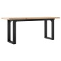 Mesa de centro marco O madera maciza pino y acero 110x40x45,5cm von , Küchen- und Esstische - Ref: Foro24-3282733, Preis: 86,...