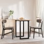 Mesa de comedor marco O madera maciza pino y acero 80x50x75,5cm von , Küchen- und Esstische - Ref: Foro24-3282738, Preis: 85,...