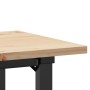 Mesa de comedor marco O madera maciza pino y acero 80x50x75,5cm von , Küchen- und Esstische - Ref: Foro24-3282738, Preis: 85,...