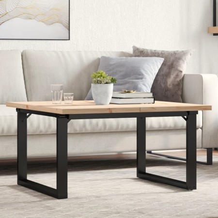 Mesa de centro marco O madera maciza pino y acero 90x90x45,5 cm von , Küchen- und Esstische - Ref: Foro24-3282731, Preis: 103...
