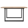 Mesa de centro marco O madera maciza pino y acero 90x90x45,5 cm von , Küchen- und Esstische - Ref: Foro24-3282731, Preis: 103...