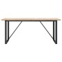 Mesa de comedor marco O madera maciza pino acero 180x90x75,5 cm von , Küchen- und Esstische - Ref: Foro24-3282744, Preis: 184...
