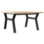Mesa de centro marco Y madera maciza pino y acero 80x80x45,5 cm von , Küchen- und Esstische - Ref: Foro24-3282773, Preis: 92,...