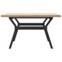 Mesa de centro marco Y madera maciza pino y acero 80x80x45,5 cm von , Küchen- und Esstische - Ref: Foro24-3282773, Preis: 92,...