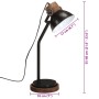 Lámpara de escritorio negra 25 W E27 18x18x60 cm by , Lamps - Ref: Foro24-371951, Price: 67,37 €, Discount: %