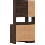 Mueble de cocina madera ingeniería marrón roble 95x50x180 cm von , Küchenschränke - Ref: Foro24-3276538, Preis: 270,48 €, Rab...