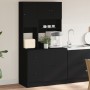 Mueble de cocina madera de ingeniería negro 95x50x180 cm von , Küchenschränke - Ref: Foro24-3276533, Preis: 310,49 €, Rabatt: %