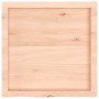 Tablero de mesa madera maciza roble sin tratar 60x60x(2-4) cm by , Table tops - Ref: Foro24-3156288, Price: 67,84 €, Discount: %