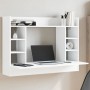 Escritorio de pared madera de ingeniería blanco 105x48x75 cm von , Schreibtische - Ref: Foro24-847968, Preis: 93,70 €, Rabatt: %