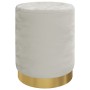 Taburete con almacenaje redondo terciopelo gris claro von , Klapphocker und Stühle - Ref: Foro24-340285, Preis: 50,37 €, Raba...