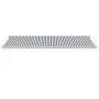 Toldo retráctil aluminio y tela gris antracita y blanco 5x3 m by , Awnings - Ref: Foro24-3216127, Price: 645,28 €, Discount: %