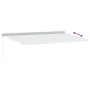 Toldo retráctil aluminio y tela gris antracita y blanco 5x3 m by , Awnings - Ref: Foro24-3216127, Price: 645,28 €, Discount: %
