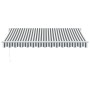 Toldo retráctil aluminio y tela antracita y blanco 3,5x2,5 m von , Markisen - Ref: Foro24-3216104, Preis: 225,47 €, Rabatt: %