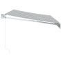 Toldo retráctil aluminio y tela antracita y blanco 3,5x2,5 m von , Markisen - Ref: Foro24-3216104, Preis: 225,47 €, Rabatt: %