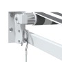 Toldo retráctil aluminio y tela antracita y blanco 3,5x2,5 m von , Markisen - Ref: Foro24-3216104, Preis: 225,47 €, Rabatt: %