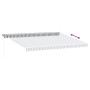 Toldo retráctil aluminio y tela gris antracita y blanco 4,5x3 m von , Markisen - Ref: Foro24-3216106, Preis: 314,13 €, Rabatt: %
