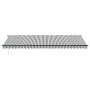 Toldo retráctil automático luz LED antracita blanco 600x350 cm by , Awnings - Ref: Foro24-3215823, Price: 1,00 €, Discount: %