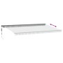Toldo retráctil automático luz LED antracita blanco 600x350 cm de , Toldos - Ref: Foro24-3215823, Precio: 1,00 €