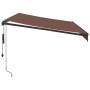 Toldo retráctil automático marrón 350x250 cm by , Awnings - Ref: Foro24-3310206, Price: 420,02 €, Discount: %