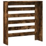 Cubierta de radiador madera ingeniería roble ahumado 78x20x82cm by , Accessories for heating radiators - Ref: Foro24-852685, ...