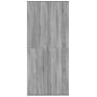 Aparador alto madera de ingeniería gris Sonoma 80x35x180 cm by , Lockers and storage cabinets - Ref: Foro24-3276656, Price: 2...