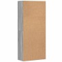 Aparador alto madera de ingeniería gris Sonoma 80x35x180 cm by , Lockers and storage cabinets - Ref: Foro24-3276656, Price: 2...