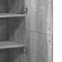 Aparador alto madera de ingeniería gris Sonoma 80x35x180 cm by , Lockers and storage cabinets - Ref: Foro24-3276656, Price: 2...