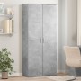 Aparador alto madera de ingeniería gris hormigón 80x35x180 cm by , Lockers and storage cabinets - Ref: Foro24-3276654, Price:...