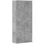Aparador alto madera de ingeniería gris hormigón 80x35x180 cm by , Lockers and storage cabinets - Ref: Foro24-3276654, Price:...