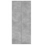 Aparador alto madera de ingeniería gris hormigón 80x35x180 cm by , Lockers and storage cabinets - Ref: Foro24-3276654, Price:...