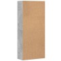 Aparador alto madera de ingeniería gris hormigón 80x35x180 cm by , Lockers and storage cabinets - Ref: Foro24-3276654, Price:...