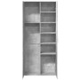 Aparador alto madera de ingeniería gris hormigón 80x35x180 cm by , Lockers and storage cabinets - Ref: Foro24-3276654, Price:...