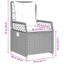 Set comedor de jardín 5 pzas con cojines ratán sintético beige by , Garden sets - Ref: Foro24-3263023, Price: 535,86 €, Disco...