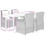 Set comedor de jardín 5 pzas con cojines ratán sintético beige von , Gartensets - Ref: Foro24-3262878, Preis: 563,81 €, Rabat...