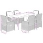 Set comedor de jardín 7 pzas con cojines ratán sintético beige von , Gartensets - Ref: Foro24-3262886, Preis: 811,95 €, Rabat...