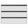 Cajonera de esquina madera de ingeniería blanca 80x41x58 cm by , Drawers - Ref: Foro24-852852, Price: 145,95 €, Discount: %