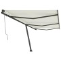 Toldo de pie automático crema 600x350 cm by , Awnings - Ref: Foro24-3069887, Price: 866,90 €, Discount: %