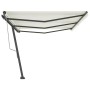 Toldo de pie automático crema 600x350 cm by , Awnings - Ref: Foro24-3069887, Price: 866,90 €, Discount: %