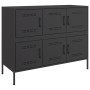 Aparador acero negro 100,5x39x79 cm by , Sideboards - Ref: Foro24-843096, Price: 197,67 €, Discount: %