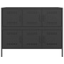 Aparador acero negro 100,5x39x79 cm by , Sideboards - Ref: Foro24-843096, Price: 197,67 €, Discount: %