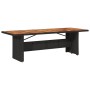 Set de mesa y sillas de jardín y cojines 11 pzas ratán PE negro by , Garden sets - Ref: Foro24-3277233, Price: 1,00 €, Discou...