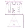 Juego de columpios de exterior con escalera y cuerda de discos von , Schaukeln und Spielgeräte - Ref: Foro24-3283595, Preis: ...