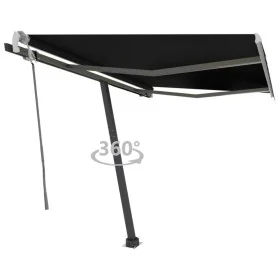 Retractable manual freestanding awning in anthracite gray, 300x250 cm. by vidaXL, Awnings - Ref: Foro24-3069699, Price: 315,3...