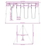 Juego de columpios de exterior con columpios y cuerda de discos by , Swings and play structures - Ref: Foro24-3283624, Price:...