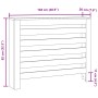 Cubierta de radiador madera de ingeniería negro 104x20x82 cm by , Accessories for heating radiators - Ref: Foro24-852691, Pri...