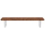 Estante de lavabo de pared de acero y madera maciza de roble von , Badezimmerwaschtische - Ref: Foro24-3302346, Preis: 77,79 ...