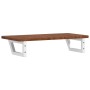 Estante de lavabo de pared de acero y madera maciza de roble von , Badezimmerwaschtische - Ref: Foro24-3302346, Preis: 77,79 ...